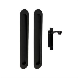 Zanda Duke Flush Pull Kit 250 x 40mm Matte Black