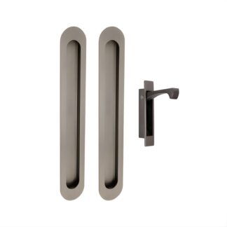 Zanda Duke Flush Pull Kit 250 x 40mm Graphite Nickel