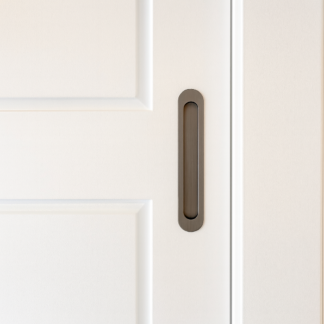 Zanda Duke Flush Pull 250 x 40mm Graphite Nickel