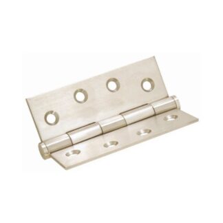 Zanda Butt Hinge Fixed Pin 100 x 75mm Stainless Steel