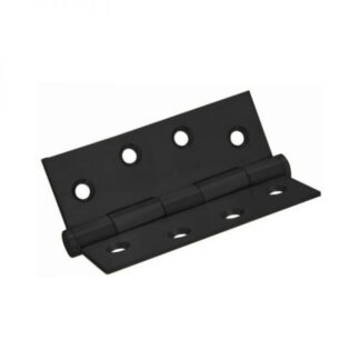 Zanda Butt Hinge Fixed Pin 100 x 100mm Matte Black