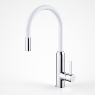Dorf Vixen Retractable Sink Mixer White