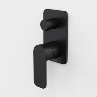 Caroma Luna II Bath/Shower Mixer with Diverter - Satin Black