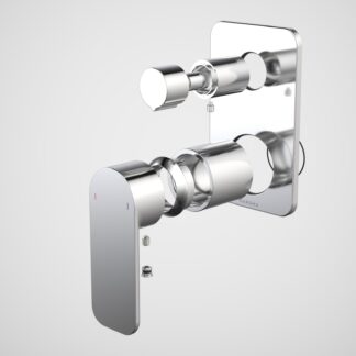 Caroma Luna II Bath/Shower Mixer with Diverter Trim Kit - Chrome