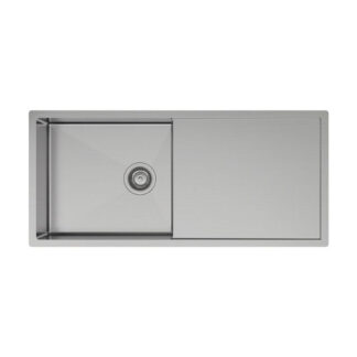 Fienza Hana Single Bowl Sink 36L With Drainer Top Mount 990X450X200mm