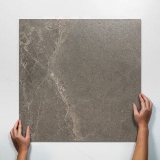 Auralis Grey Brown Honed Porcelain Tile 600 x 600mm