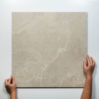 Tuscan Beige Travertine Look Tile 600mm x 600mm