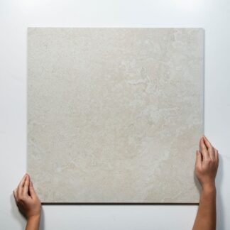 Tuscan White Travertine Look Tile 600mm x 600mm-SAMPLE