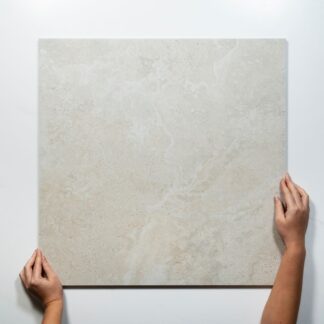Tuscan White Travertine Look Tile 600mm x 600mm External