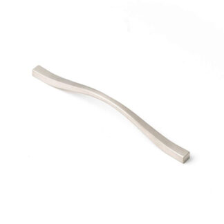 Castella Dune Curved Wave Handle Dull Brushed Nickel