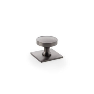 Castella Hastings 38mm Knob on Backplate Gunmetal PVD