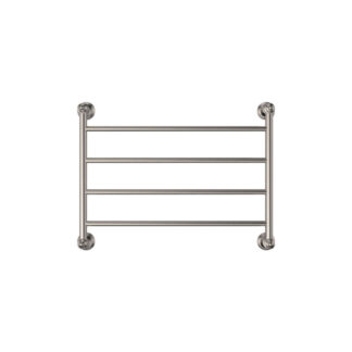 Fienza Lillian Heated Towel Rail 600 x 450mm Brushed Nickel
