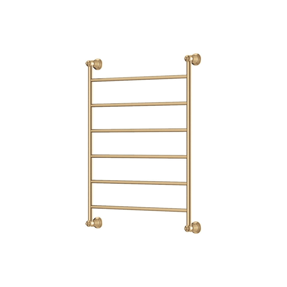 Fienza Lillian Heated Towel Rail 600 x 800mm Urban Brass
