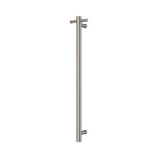 Fienza Isabella Vertical Heated Towel Rail 100 x 900mm Brushed Nickel