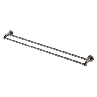 Fienza Kaya Double Towel Rail 900mm Gun Metal