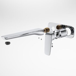 Caroma Contura II 220mm Wall Basin/Bath Mixer - Trim Kit - Chrome
