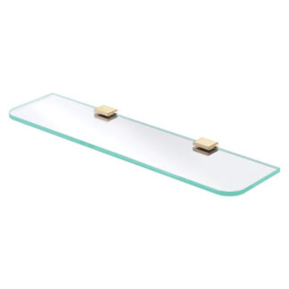 Fienza Tono Glass Shelf 500mm Urban Brass