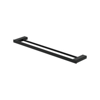 Fienza Tono Double Towel Rail 610mm Matte Black