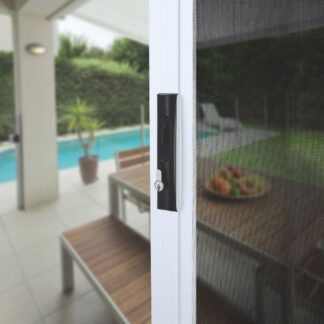 Lockwood 8653 Sliding Security Screen Door Lock Black