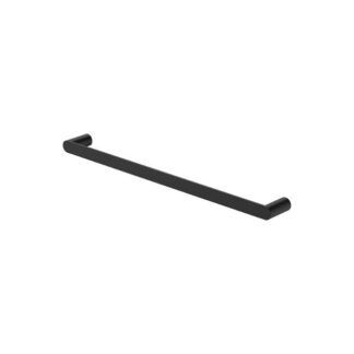 Fienza Empire Slim Single Towel Rail 600mm Matte Black