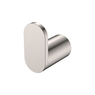 Fienza Empire Slim Single Robe Hook Brushed Nickel