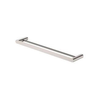 Fienza Empire Slim Double Towel Rail 600mm Brushed Nickel