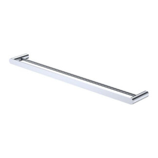 Fienza Empire Slim Double Towel Rail 800mm Chrome