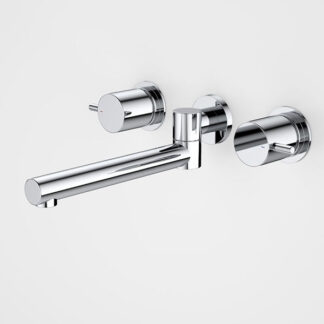 Caroma Luna Lever Lead Free Laundry Tap Set Chrome