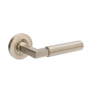 Zanda Zurich Fluted Dummy Lever Set Brushed Nickel