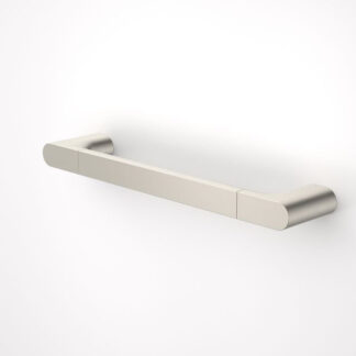 Caroma Urbane II Universal Rail Straight 400mm - Brushed Nickel