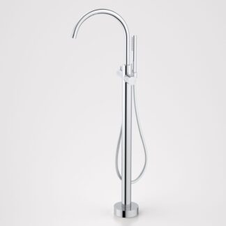 Caroma Liano II Freestanding Bath Filler with Hand Shower Chrome - Full Kit