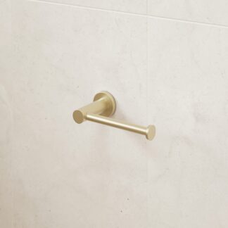 Caroma Liano II Toilet Roll Holder - Brushed Brass