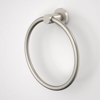 Caroma Liano II Towel Ring - Brushed Nickel