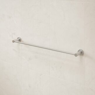 Caroma Liano II Single Towel Rail 640mm - Brushed Nickel
