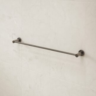 Caroma Liano II Single Towel Rail 640mm - Gunmetal