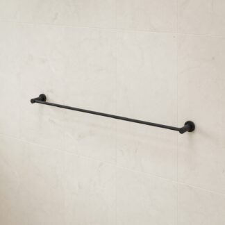 Caroma Liano II Single Towel Rail 840mm - Matte Black