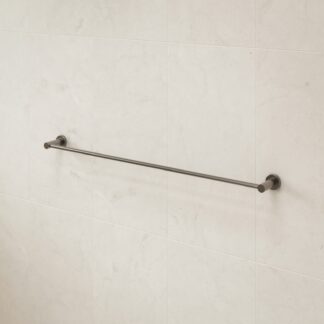 Caroma Liano II Single Towel Rail 840mm - Gunmetal