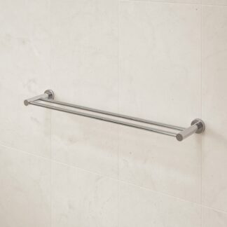 Caroma Liano II Double Towel Rail 640mm - Chrome