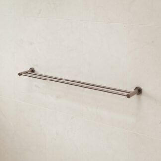 Caroma Liano II Double Towel Rail 840mm - Brushed Bronze