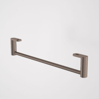 Caroma Liano II Hand Wall Basin Integrated Towel Rail - Brushed Bronze