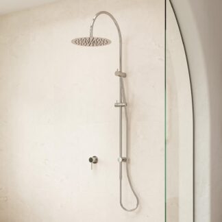 Caroma Liano II Rail Shower with Overhead - Chrome