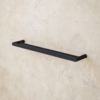 Caroma Urbane II Double Towel Rail 625mm Matte Black