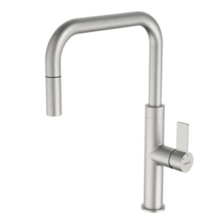 Caroma Urbane II Lead Free Pull Out Sink Mixer - Brushed Nickel
