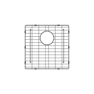 Fienza Hana Sink Protector 27L Carbon Metal 330X390X5mm