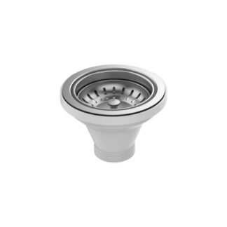 Fienza Hana Sink Basket Waste Stainless Steel 50X90mm With Extended Bolt