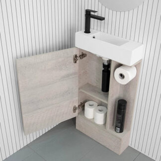 ADP Allie Compact Vanity with Kickboard 450mm