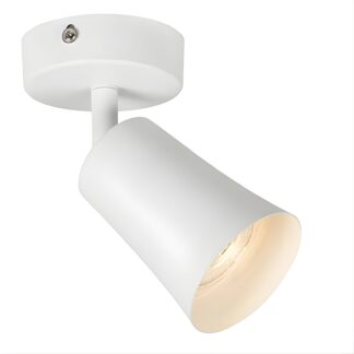Telbix Alvey GU10 1 Light Spotlight White