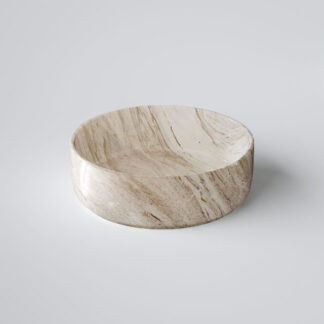 Bao Round 400mm Above Counter Basin Ochre Veins