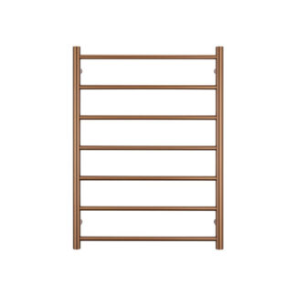 Radiant Heated Round Ladder 600 x 800mm Brushed Bronze