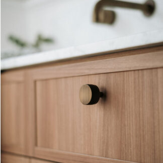 Momo Handles Belgravia 35mm Knurled Round Knob Dark Bronze